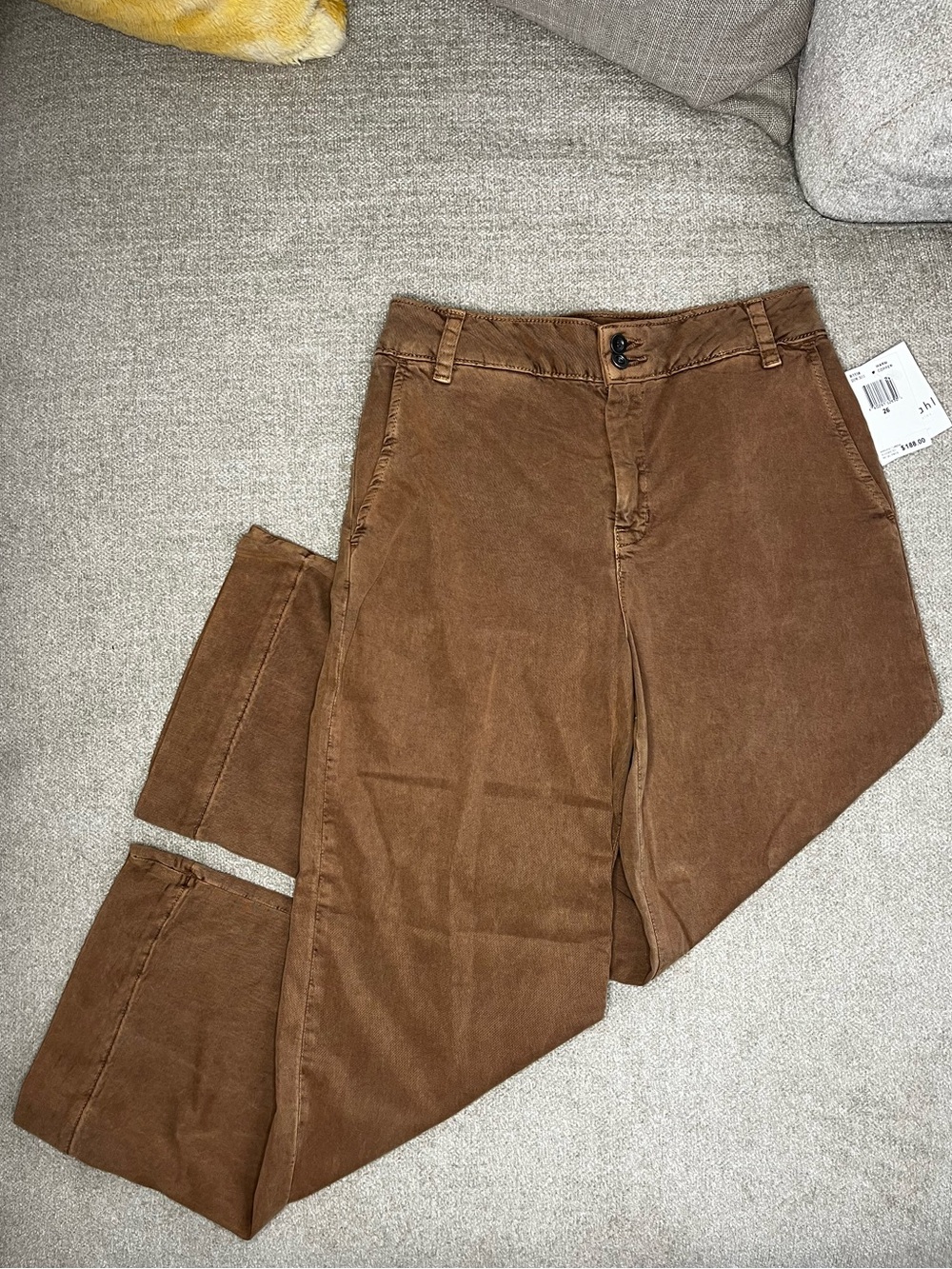 NWT Bella Dahl Warm Copper Wide-Leg Trousers Size 26